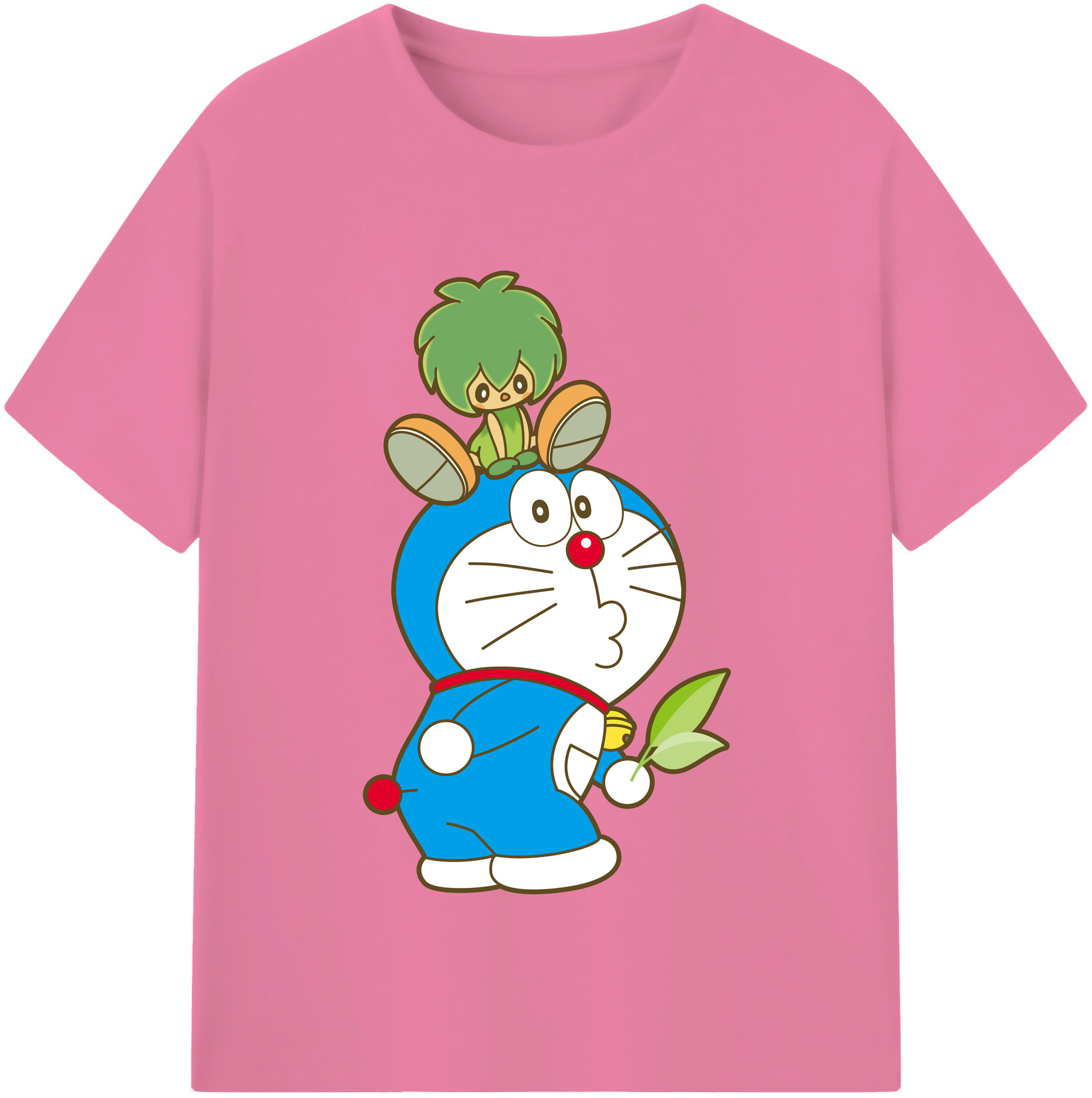 （画像用） ドラえもん Doraemon 綿100％半袖Tシャツ（フロントプリント）
